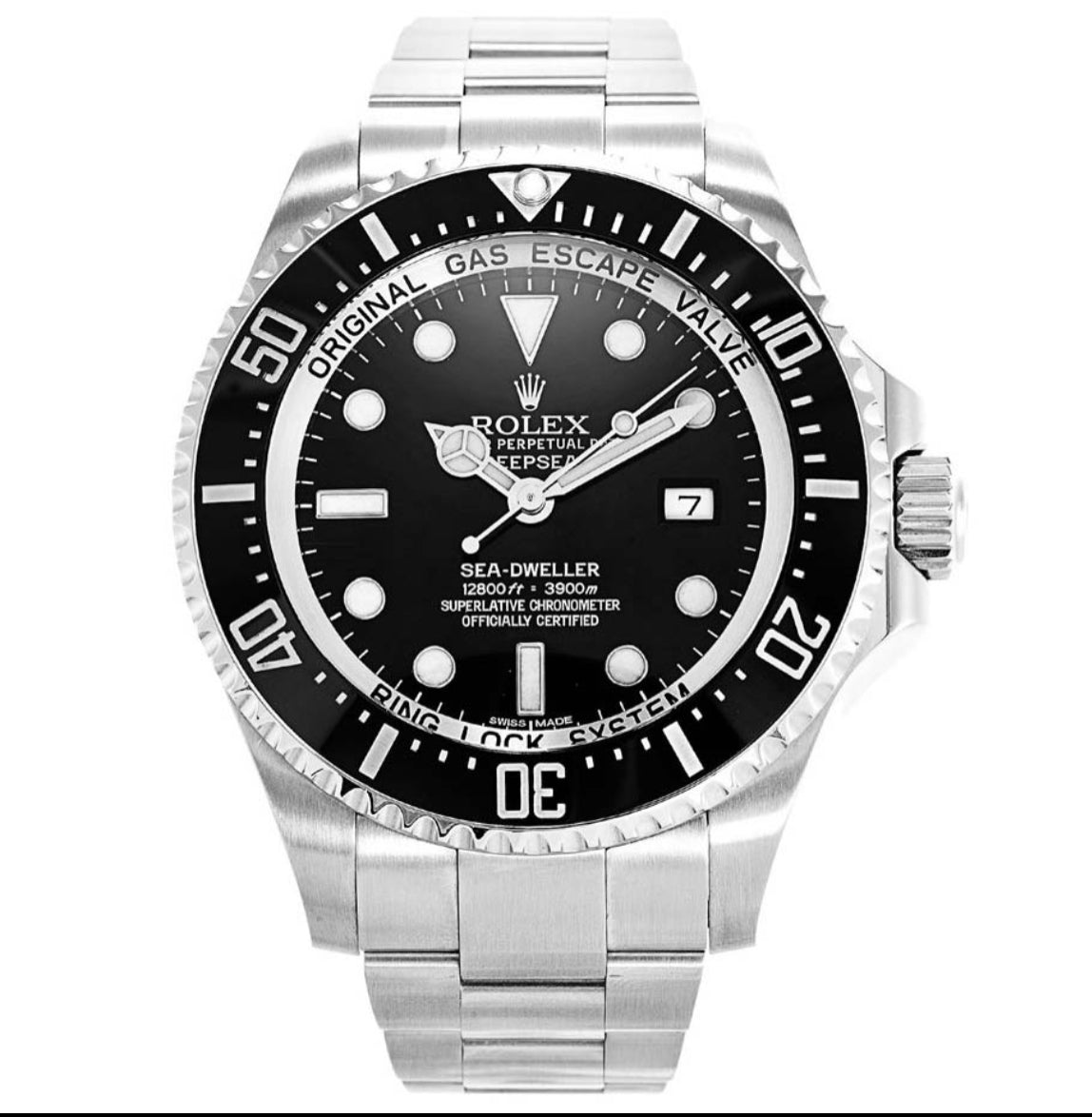 Rolex Replica Deepsea Silver Black - IP Empire Replica Watches