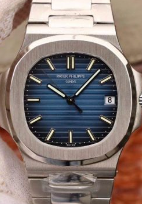 Replica Patek Philippe Nautilus  - Silver/Dark Blue - IP Empire Replica Watches