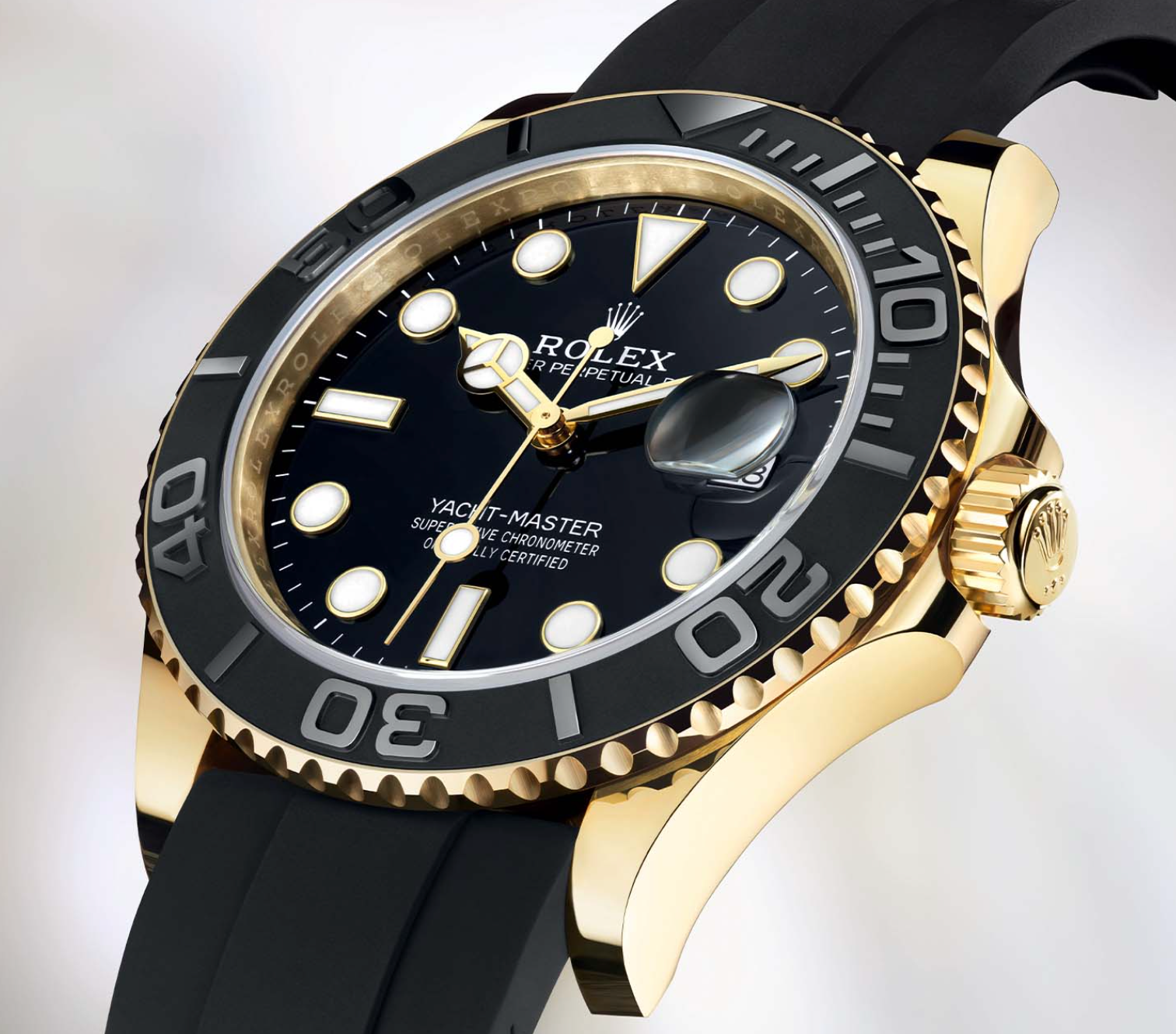 Replica Clone Rolex 2022 YACHT-MASTER 42 Yellow gold - IP Empire Replica Watches